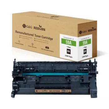 G&G suderinama tonerio kasetė GR-HCF259A, skirta HP 59A, juoda, 3000 puslapių