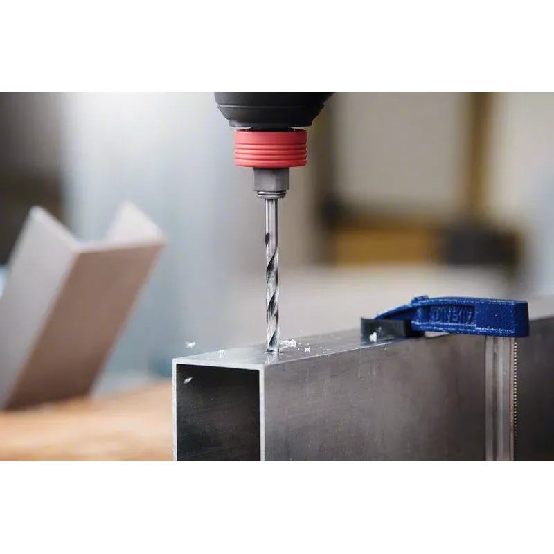 BOSCH HSS PointTeQ sukimo grąžtų rinkinys metalui, 5 mm, 10 vienetų, šešiakampis kotas, 91 mm ilgio