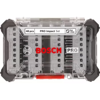 Bosch PRO Impact 48 dalių atsuktuvų antgalių rinkinys (2608521U88)