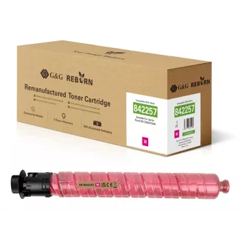 G&G suderinama purpurinė (magenta) tonerio kasetė, skirta Ricoh 842257 (GR-R842257, 19 000 psl.)