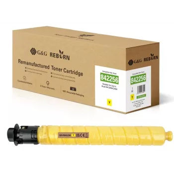 G&G suderinama geltona tonerio kasetė Ricoh 842256 (19 000 psl.) GR-R842256