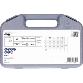 Bosch 2608594614 7 dalių Progressor bi-metalinių skyliapių rinkinys su Power Change adapteriu (20-64 mm)