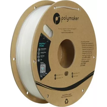 Polymaker PolyFlex TPU90 lankstus TPU filamentas 1,75mm 750g permatomas PD02004