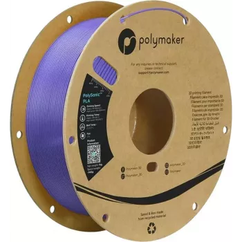 Polymaker PolySonic PLA High Speed 1,75mm purpurinis 1kg 3D spausdintuvo kaitinamoji medžiaga PA12008