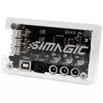 SIMAGIC Haptic Control Box (P2000-HCB) – 4 kanalų haptinio ryšio valdymo blokas, skirtas P2000 pedalams