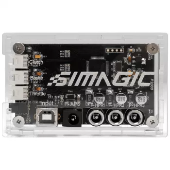 SIMAGIC Haptic Control Box (P2000-HCB) – 4 kanalų haptinio ryšio valdymo blokas, skirtas P2000 pedalams