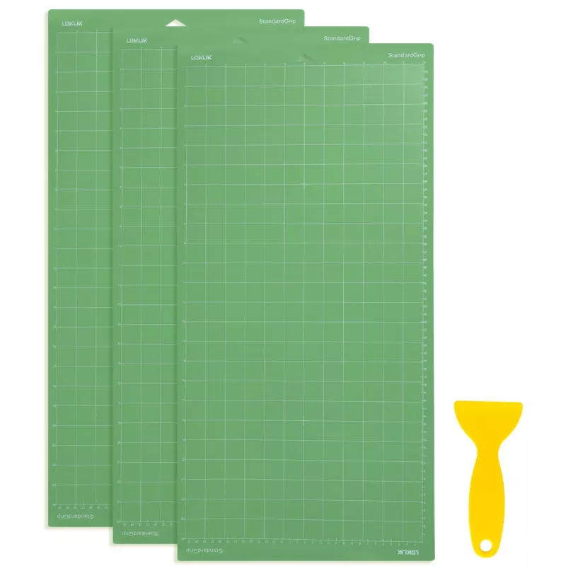 LOKLiK Standard Grip pjovimo kilimėlių rinkinys, 3 vnt., 33x66 cm, žalias SG-GJ-0026-US-L-B2B
