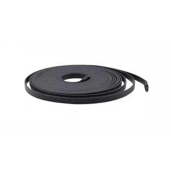 Kramer C-HM/HM/FLAT/ETH-25 High-Speed HDMI kabelis su Ethernet, 7,6 m, plokščias, dvigubai ekranuotas, juodas 97-01014025