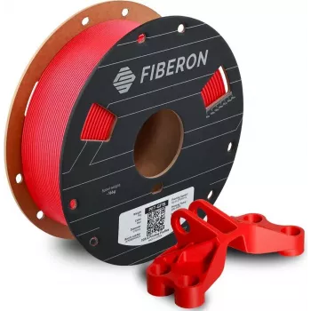 Polymaker Fiberon PET-GF15 1,75 mm raudonas 0,5 kg 3D spausdintuvo filamentas FL02007