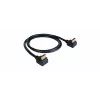 Kramer C-HM/RA2-6 High-Speed HDMI kabelis su Ethernet, stačiu kampu HDMI male į stačiu kampu HDMI male, 1,8 m, trigubai ekranuotas, pilkas, 4K palaikymas 97-0144006