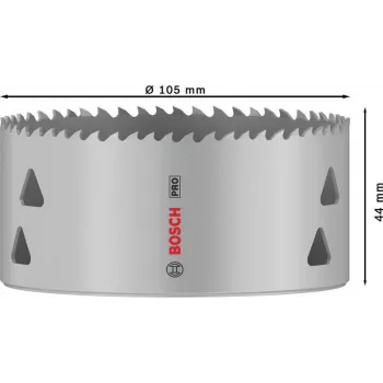 Bosch Expert for Metal medienos kiaurymų pjūklas 105 mm kobaltinio bi-metalo 2608901535