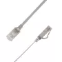 LinkIT Plokščias U/UTP Cat6A pilkas 3,5m Ethernet tinklo kabelis UTP-FL6A-00350-GY