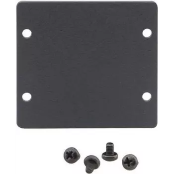 Kramer W-2BLANK juodas priekinis tuščias įdėklas sieninėms plokštėms (2 išpjovos) 85-00705090