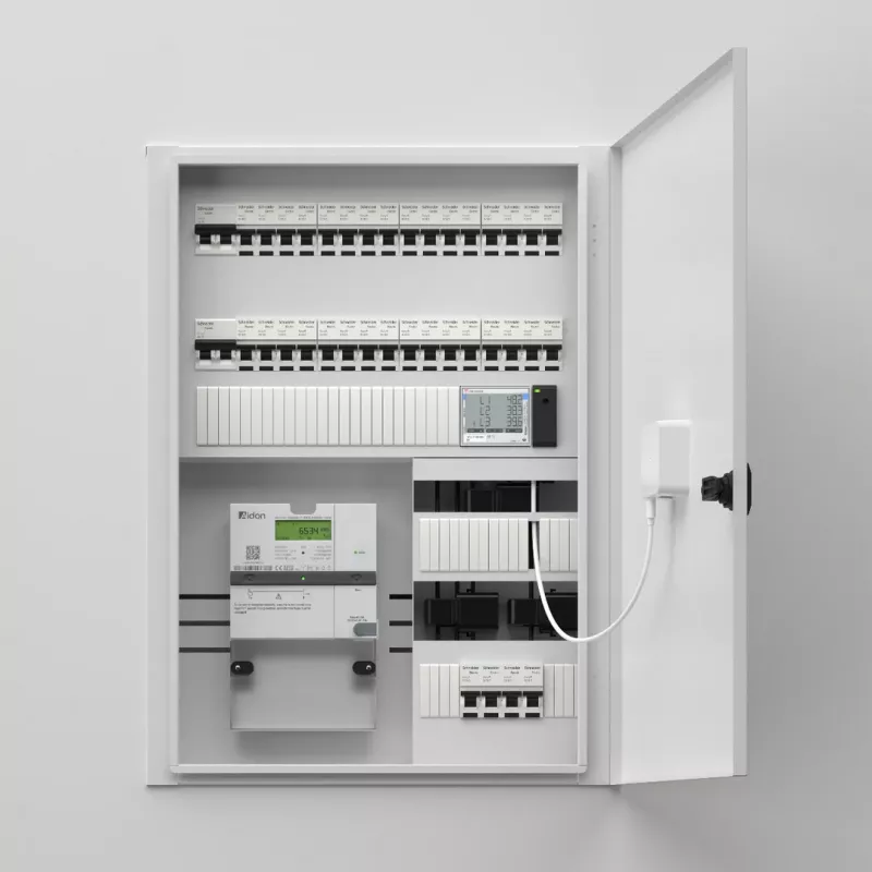 ZAPTEC Sense (Max 60) 3 fazių rinkinys su 600A skaidytos šerdies srovės transformatoriais (ZM000829)