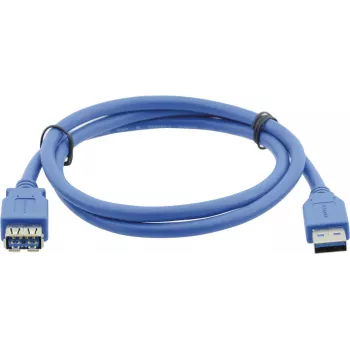 Kramer Electronics USB-A vyriškas į USB-A moteriškas 3.0 prailginimo kabelis 3m juodas (96-02310010)