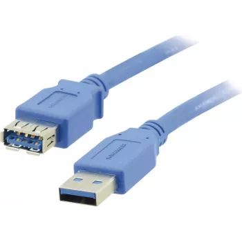 Kramer Electronics USB-A vyriškas į USB-A moteriškas 3.0 prailginimo kabelis 3m juodas (96-02310010)