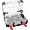 Bosch 2608594426 Progressor for Wood and Metal 11 dalių kiaurymių pjūklų rinkinys (20-76 mm) su Power Change adapteriais ir centravimo grąžtais