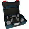 Bosch Progressor medienos ir metalo kiaurymių pjūklų rinkinys, 7 dalių, 20-114 mm skersmens, Power Change velenas, HSS bi-metalas, su dėklu 2608594431
