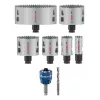 Bosch Progressor medienos ir metalo kiaurymių pjūklų rinkinys, 7 dalių, 20-114 mm skersmens, Power Change velenas, HSS bi-metalas, su dėklu 2608594431