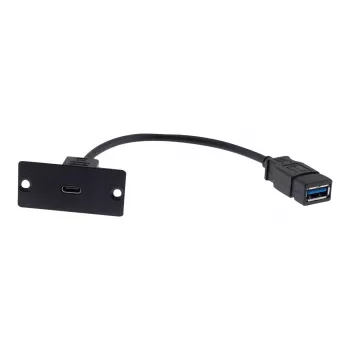 Kramer Electronics WU-CA(B) USB-C praėjimo modulis, juodas 80-00026499