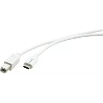 Kramer Electronics C-USB/CB-6 USB 2.0 kabelis, USB-C (vyriškas) į USB-B (vyriškas), 1,8 m, baltas 96-02357106