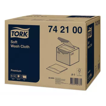 Tork Premium Soft vienkartinės šluostės, 1 sluoksnio, baltos, 1080 vnt. (742100)