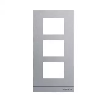 BUSCH-JAEGER 41393CF-S-03 priekinė plokštė audio 1/3, nerūdijantis plienas 2TMA130160X0062