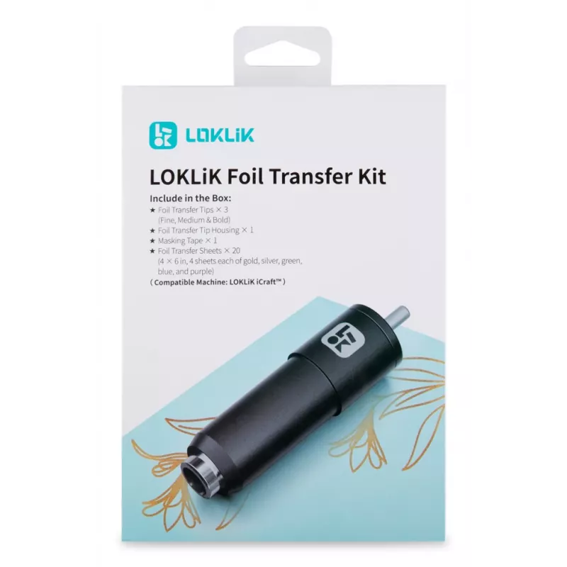 LOKLiK folijos perkėlimo pradinis rinkinys SG-KZJPJ-0021, 20 lapų, 100x150 mm, skirtas Crafter