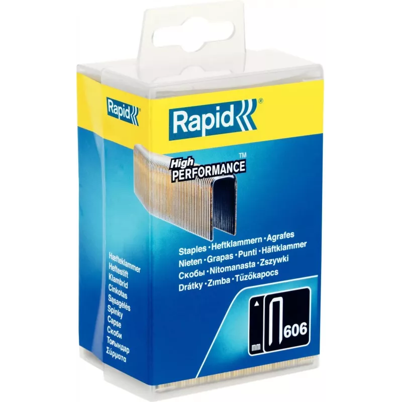 Rapid Narrow Crown segtukai Type 606, 30 mm, cinkuotos plieninės vielos, padengti derva, 1 vnt. pakuotė 40303096