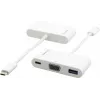 Kramer ADC-U31C/M1 USB-C į VGA adapteris, baltas, 99-97210003