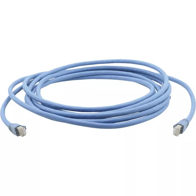 Kramer C-UNIKat-100 CAT 6a U/FTP tinklo patch kabelis, RJ-45 į RJ-45, 30,5 m, LSZH, mėlynas RAL 5012 99-3460100