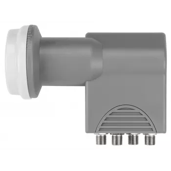 AXING SCO 4-10 Quattro LNB su 40 mm tiekimo galvute, 4 išėjimais, UHD/3D paruoštas SCO00410