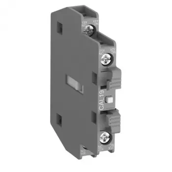 ABB CAL19-11 pagalbinis kontaktų blokas, 1NO+1NC, priekinis montavimas, varžtiniai gnybtai 1SFN010820R1011