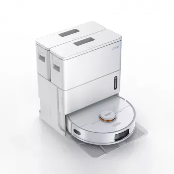 JONR T5 Pro Gen2 robotas siurblys su šluostymo funkcija, baltas