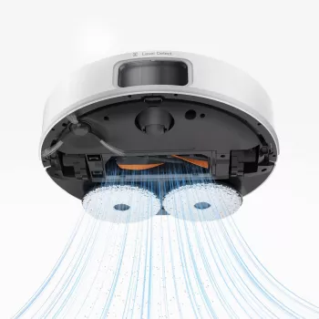 JONR T5 Pro Gen2 robotas siurblys su šluostymo funkcija, baltas