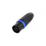 Neutrik NLT4MXX-BAG 4 polių vyriškas speakON garso kolonėlės kabelio jungtis, juoda