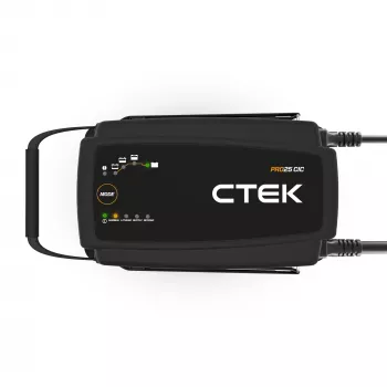 CTEK PRO25 CiC EU 40-480 profesionalus 12V 25A automatinis akumuliatorių įkroviklis švino-rūgštiniams ir ličio akumuliatoriams