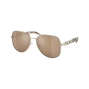 Michael Kors moteriški akiniai nuo saulės MK11210147P58 (58/15/140 mm) poliarizuoti pilki lęšiai, juodas acetato rėmelis