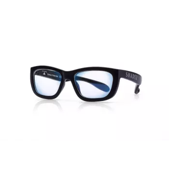 SHADEZ SHZ 102 vaikiški mėlynos šviesos filtravimo akiniai 7-16 metų, juodi