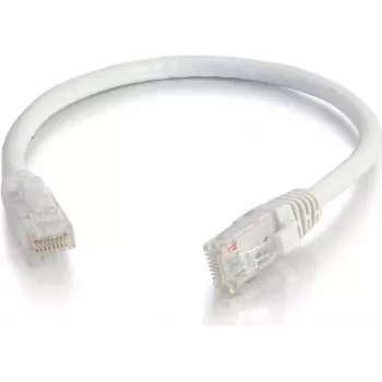 C2G 0,5 m Cat6 Snagless UTP Ethernet tinklo komutacinis kabelis, baltas 83485