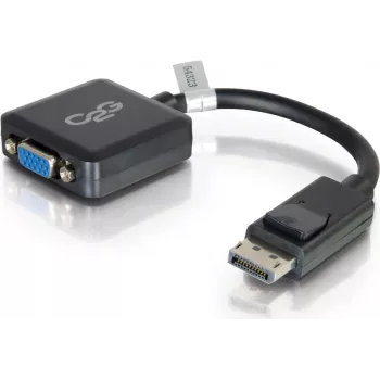 C2G 20 cm DisplayPort (vyriškas) į VGA (moteriškas) aktyvus adapterio kabelis 84323