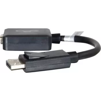 C2G 20 cm DisplayPort (vyriškas) į VGA (moteriškas) aktyvus adapterio kabelis 84323