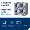 TORK Soft Dinner Advanced Anthracite 3 sluoksnių popierinės servetėlės 39 x 39,5 cm, 100 vnt. (509401)