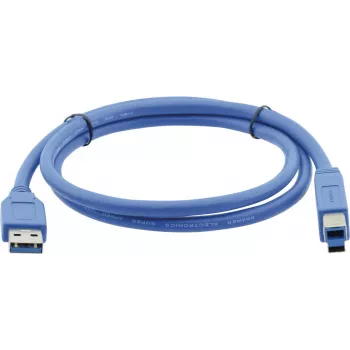 Kramer C-USB3/AB-6 USB 3.0 kabelis, USB-A (vyriškas) į USB-B (vyriškas), 1,83 m, mėlynas 96-0235006