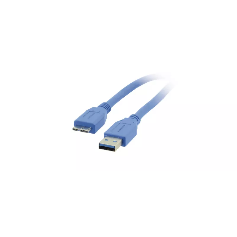 Kramer C-USB3/MICROB USB 3.2 Gen 1 laidas, USB-A į Micro-USB B, 1,8 m, mėlynas 96-02356006