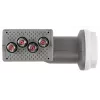 AXING SCO411 Quad-LNB (SCO00411) – 4 išėjimų universalus LNB palydoviniam priėmimui