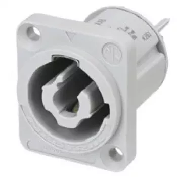 Neutrik NAC3MPXXB powerCON TRUE1 TOP korpuso jungtis, vyriškoji, 2+PE, 20 A, 250 V AC, pilka, skydinio montavimo