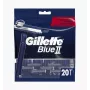 Gillette Blue II vienkartiniai skutimosi peiliukai vyrams, 20 vnt., dvigubi ašmenys su Lubrastrip 7702018466757