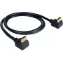 Kramer C-HM/RA2-3 greitaeigis HDMI kabelis su Ethernet, stačiais kampais, 0,9 m, pilkas, 4K palaikymas 97-0144003