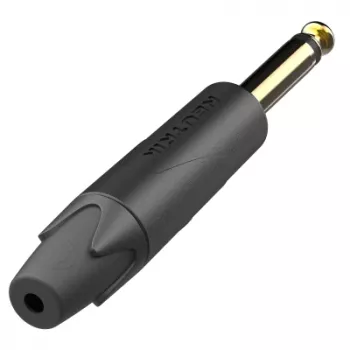 Neutrik NP2XX-AU-0 2 polių 1/4 inch profesionalus telefoninis kištukas, auksuoti kontaktai, nikeliuotas korpusas
